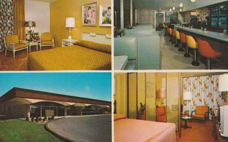 Melody Lane Motel - Old Postcard 9301 Address